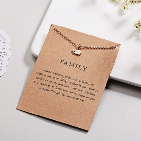 Family Boho Indie Layering Gold Charm Necklace - Picture 5 of 6